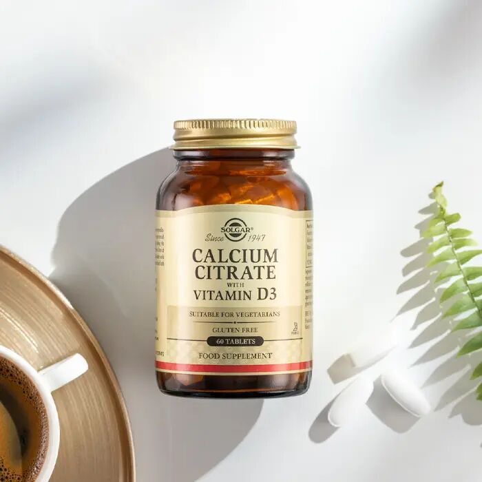 Solgar Calcium Citrate With Vitamin D3 60 Tablet - (SKT: 02/2027)