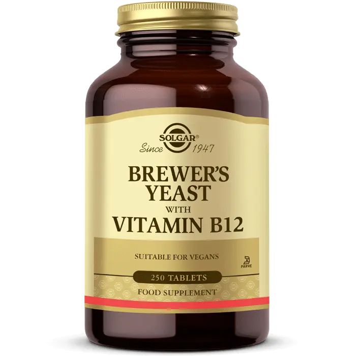 Solgar Brewer's Yeast With Vitamin B12 250 Tablet - (SKT: 04/2026)
