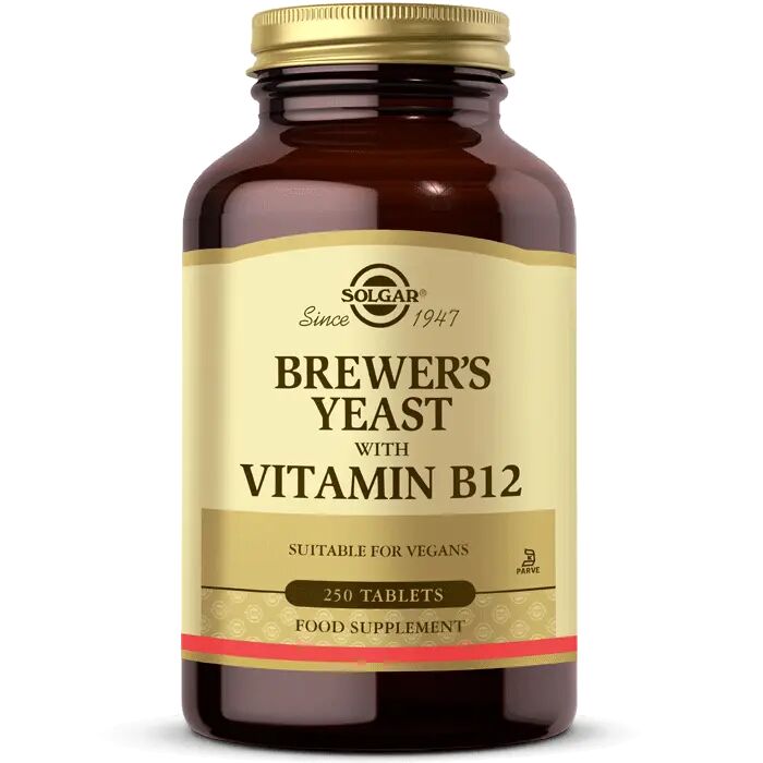 Solgar pivski kvasac sa vitaminom B12 250 tableta - (SKT: 04/2026)