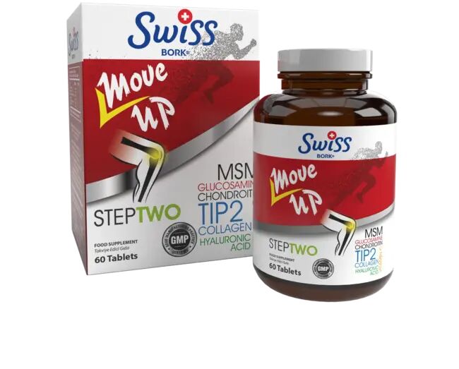 Swiss Bork Move Up Step2 MSM glukozamin 60 tableta - (SKT: 02/2026)