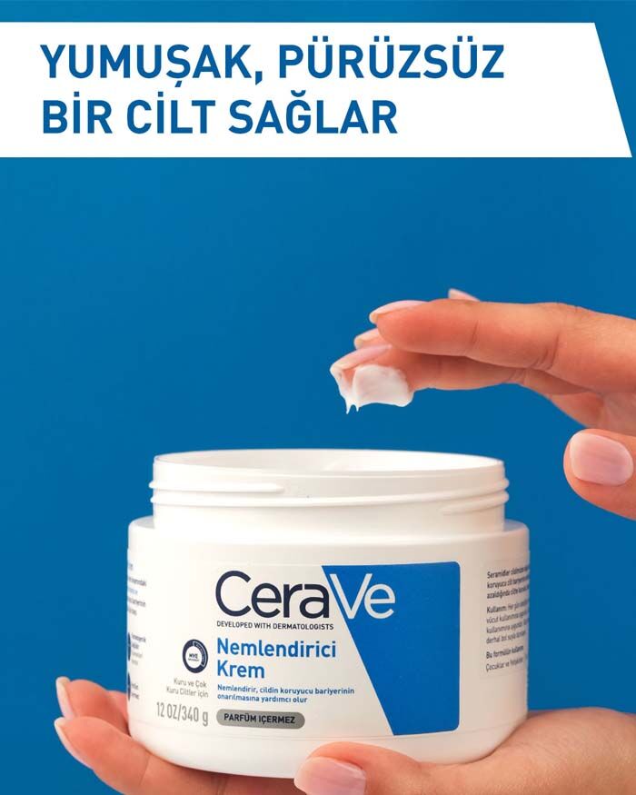 Cerave Nemlendirici Krem Kuru ve Çok Kuru Ciltler İçin 340ML