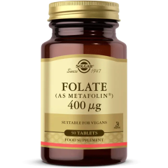 Solgar Folate 400MCG - (SKT: 03/2027)