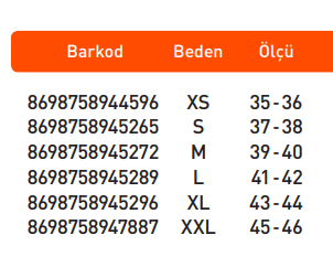 Luxor Silikon Tabanlık Ark Destekli XS:35-36 (602)