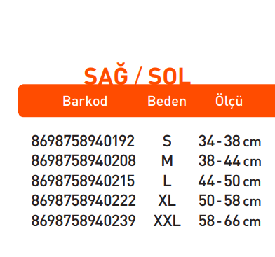 Luxor Kol Askısı Fileli XXL:58-66 (406)