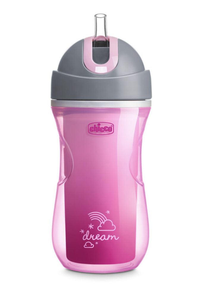 Chicco Isı Yalıtımlı Sport Bardak Pipetli 14 Ay+ Kız