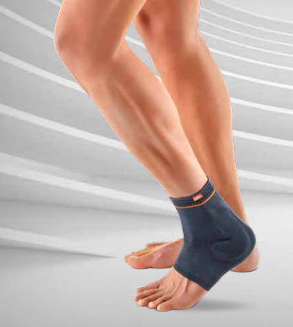 Luxor Knitted Silicone Pad Supported Ankle Support M:22-24 (105)