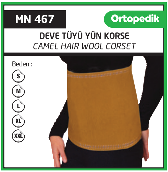 Minion Deve Tüyü Yün Korse No: 5