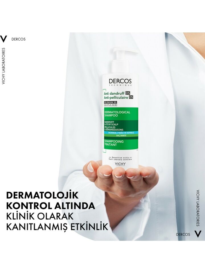 Vichy Dercos Kepek Karşıtı Şampuan Normal ve Yağlı Saçlar İçin 390ML