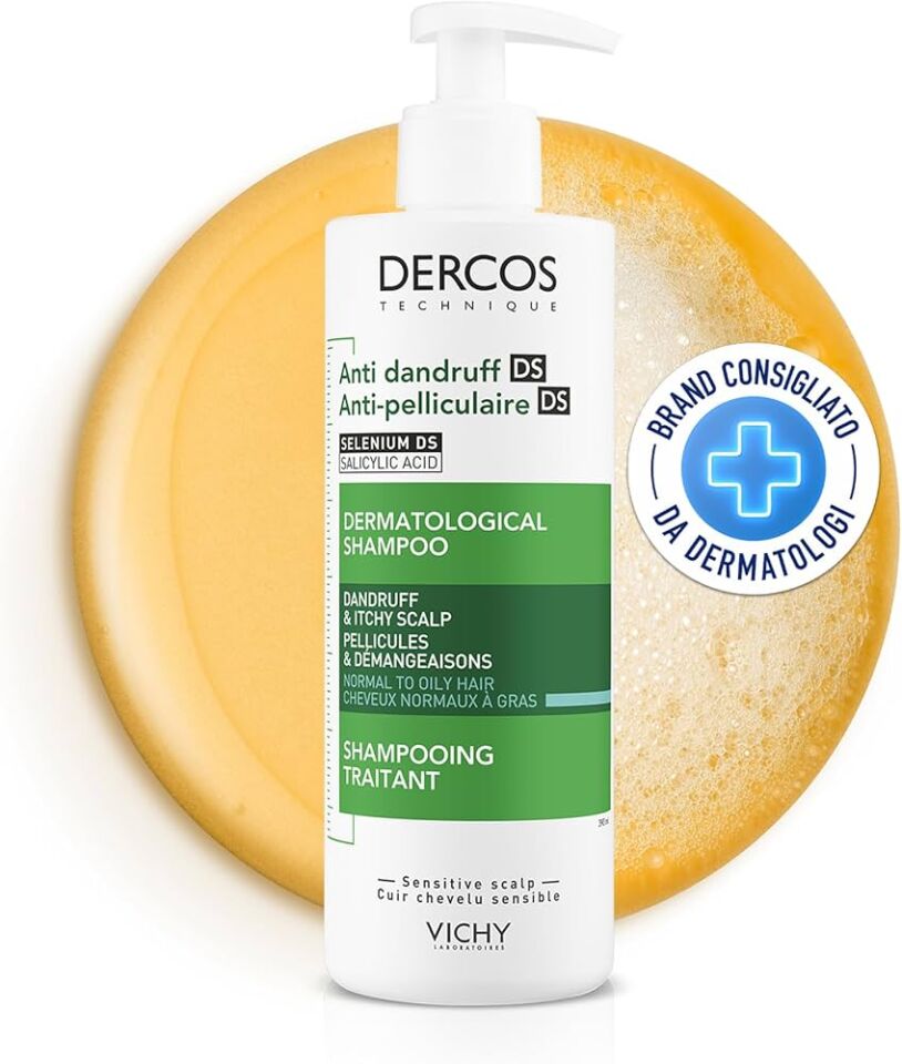 Vichy Dercos šampon protiv peruti za normalnu i masnu kosu 390 ml