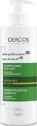 Vichy Dercos Kepek Karşıtı Şampuan Kuru Saçlar İçin 390ML