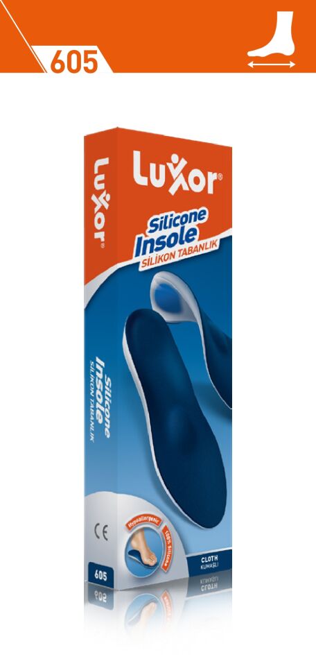 Luxor Silicone Insole Fabric XS:35-36 (605)