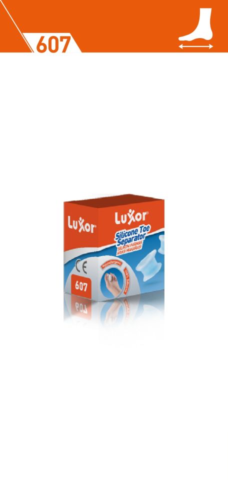 Luxor Silikon Parmak Arası Makarası S:35-38 (607)