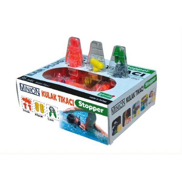 Minion Silikon Kulak Koruyucu 36'lı Set