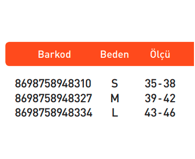 Luxor Silikon Topukluk L:43-46 (606)