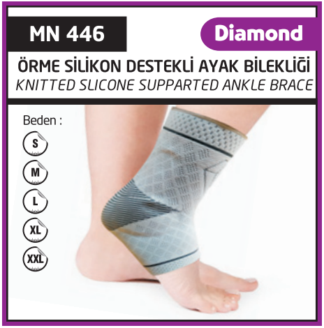 Minion Örme Malleol Destekli Ayak Bilekliği No: 1
