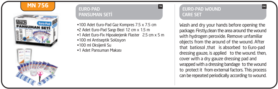 Minion Euro Pad Pansuman Seti