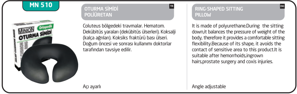 Minion Oturma Simidi Açı Ayarlı