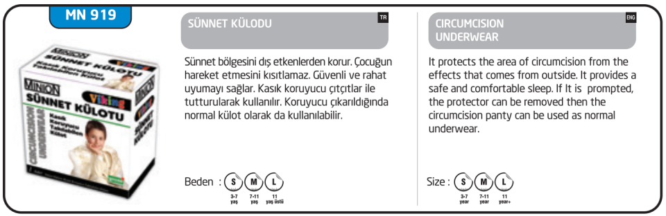 Minion Sünnet Külodu Large (36-50 kg)