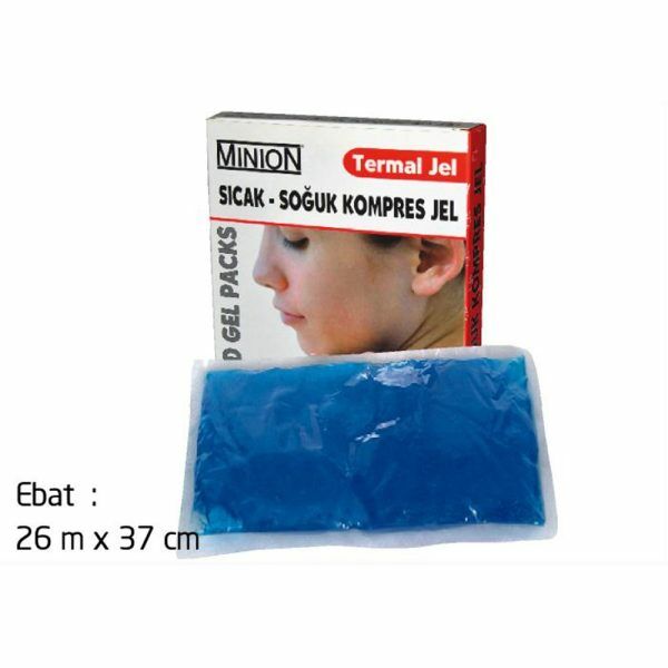 Minion Termojel Sıcak - Soğuk Kompres Jel Büyük 26x37 cm Tekli