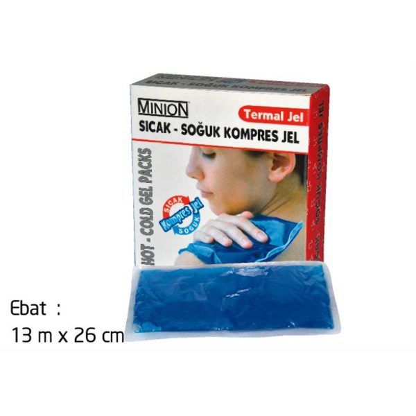 Minion Termojel Sıcak - Soğuk Kompres Jel Orta 13 x 26 cm Tekli
