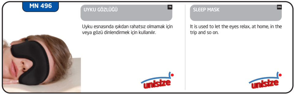 Minion Uyku Gözlüğü