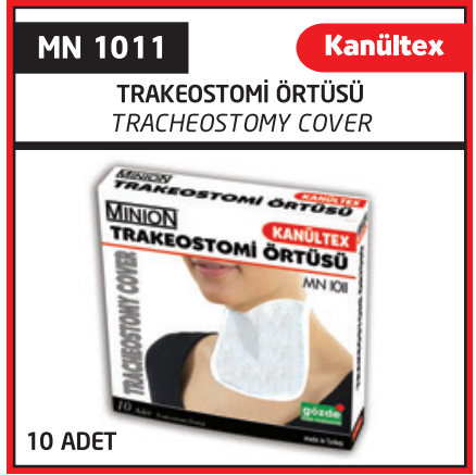 Minion MN1011 Kanültex Trakeostomi Örtüsü