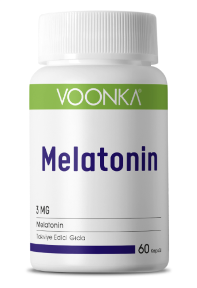 Voonka Melatonin 3 mg 60 Kapsül - (SKT: 04/2026)