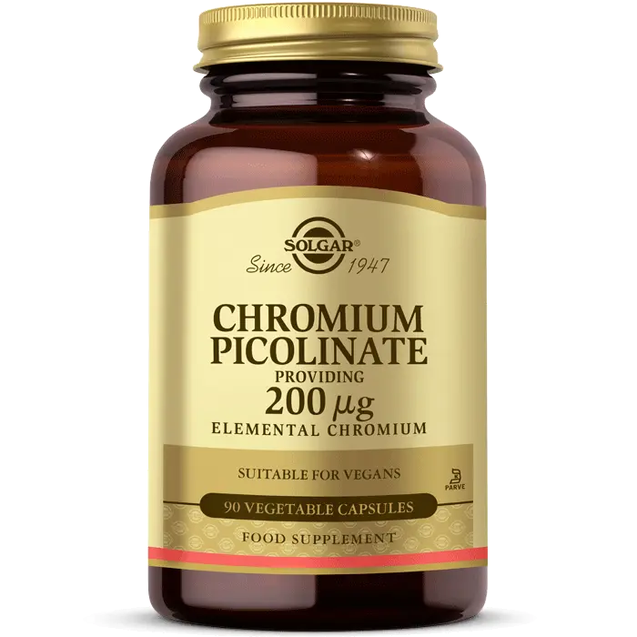 Solgar Chromium Picolinate 90 Kapsül - (SKT: 10/2027)