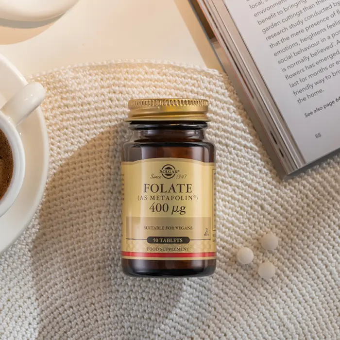 Solgar Folate 400 mg 50 Tablet - (SKT: 10/2027)