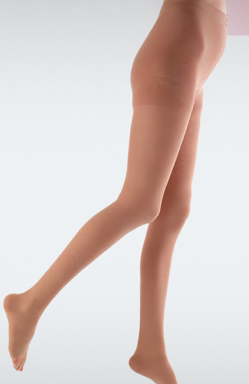 Luxor Varicose Stockings Medium Compression Pantyhose Open Toe Skin No:5 (814)