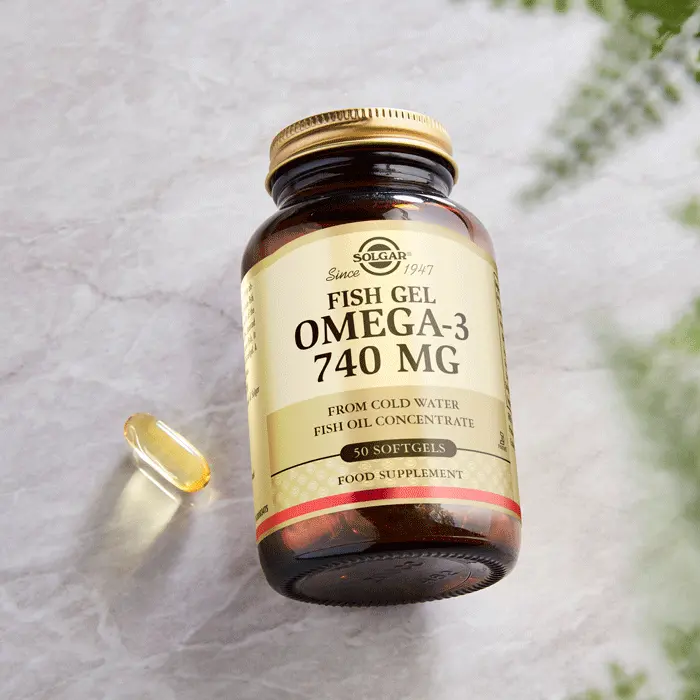 Solgar Omega 3 740 mg Fish Gel 50 Softjel - (SKT: 12/2026)