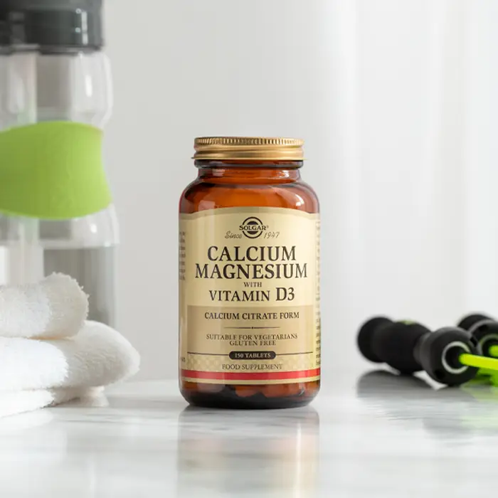 Solgar Calcium Magnesium Vitamin D3 150 Tablet - (SKT: 07/2027)