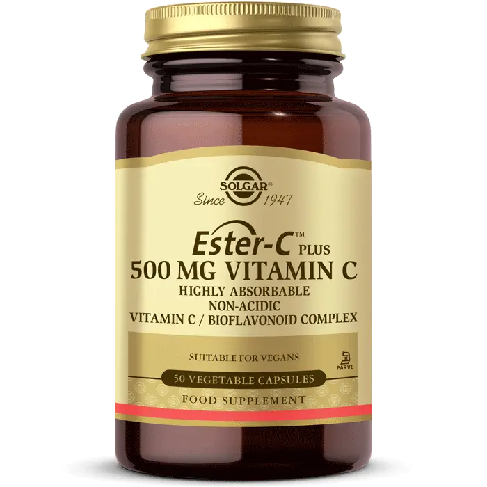 Solgar Ester-C Plus 500 mg 50 Vegetable Kapsül - (SKT: 09/2027)