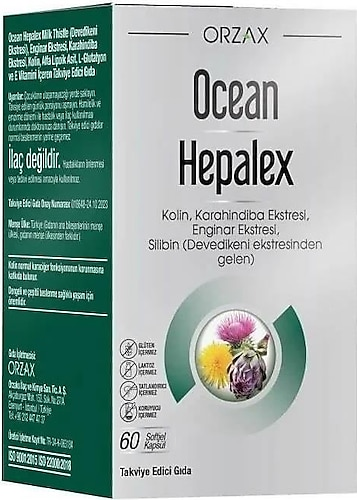Ocean Hepalex 60 Softjel Kapsül - (SKT: 09/2027)