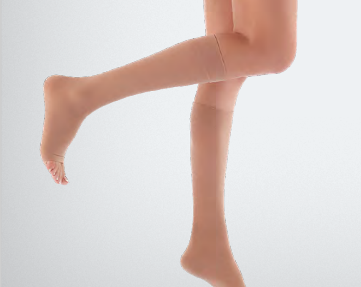 Luxor Varicose Veins Stocking Medium Compression Below Knee Open Toe Skin No:6 (808)
