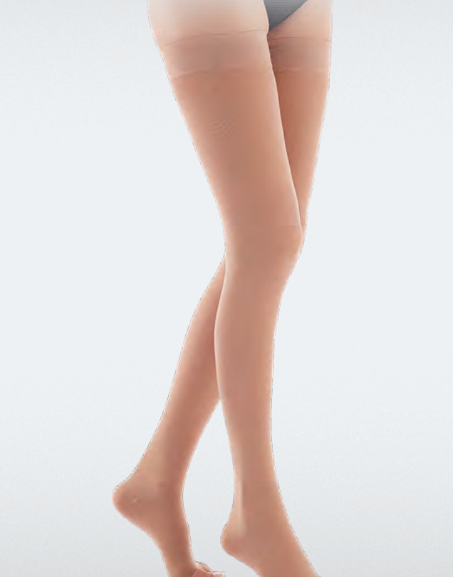 Luxor Varicose Veins Stockings Low Pressure Above Knee Open Toe Ten No:4 (853)