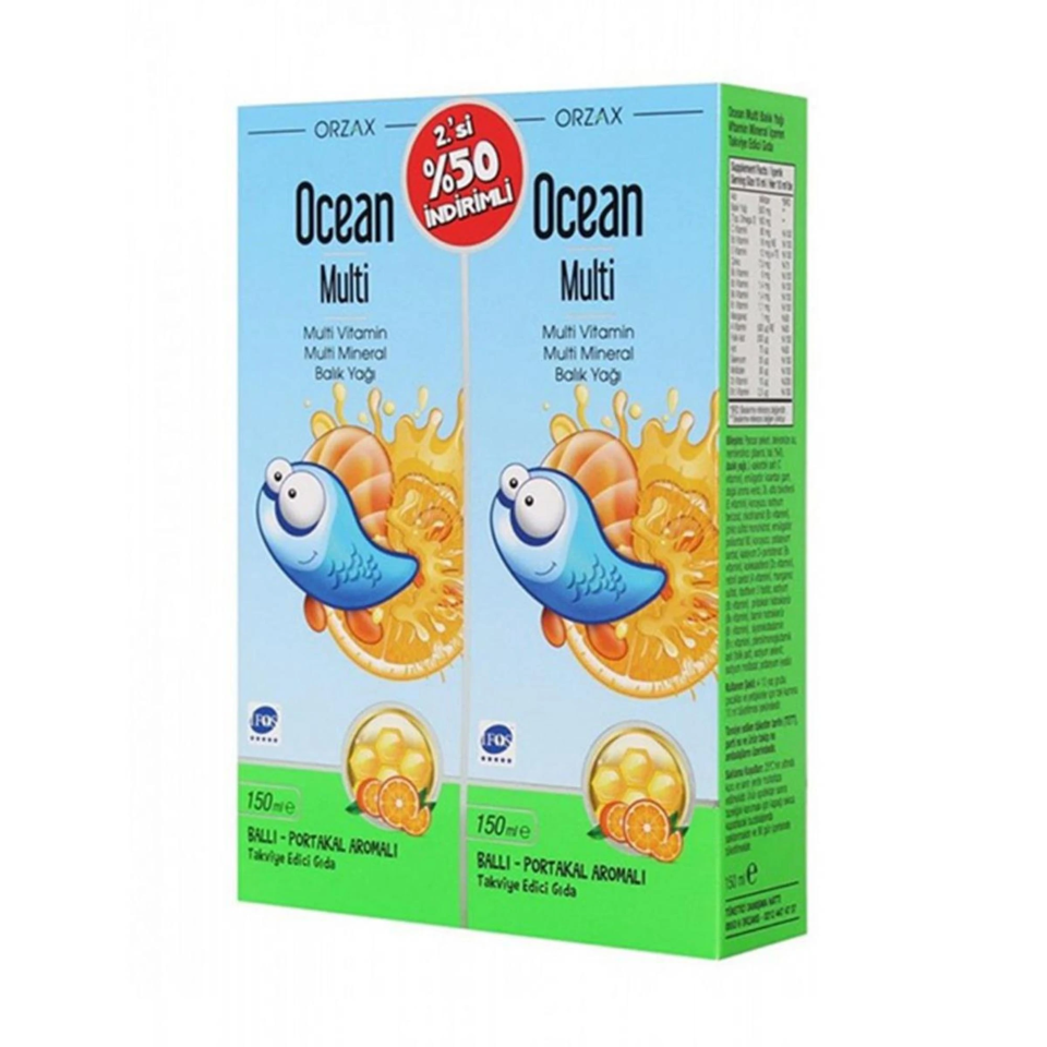 Ocean Multi Şurup 150 ml - İkincisi %50 İndirimli - (SKT: 03/2026)