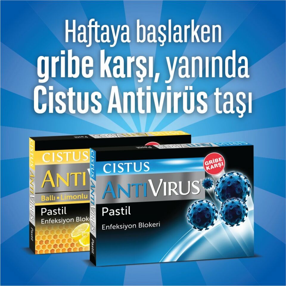 Cistus Antivirus Pastil 10'lu - (SKT: 07/2026)