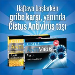 Cistus Antivirus Ballı Limonlu Pastil 10 Adet - (SKT: 07/2026)