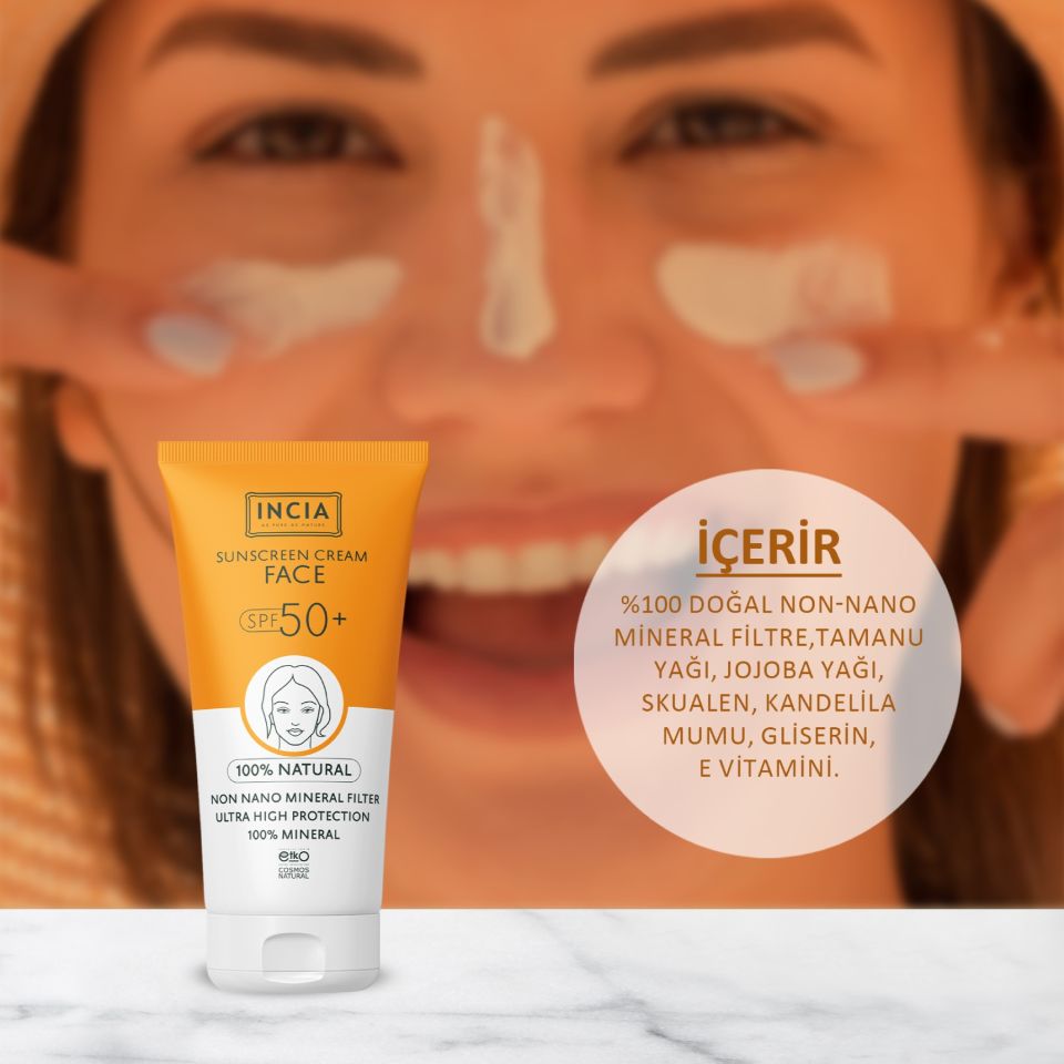 Incia Face Sunscreen Anti-Spot Mineral Filter SPF50 150ML - (SKT: 02/2026)