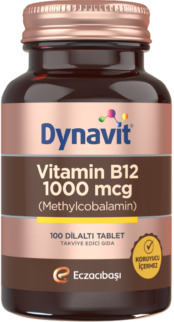 Dynavit Vitamin B12 1000 mcg 100 Tablet - (SKT: 04/2026)