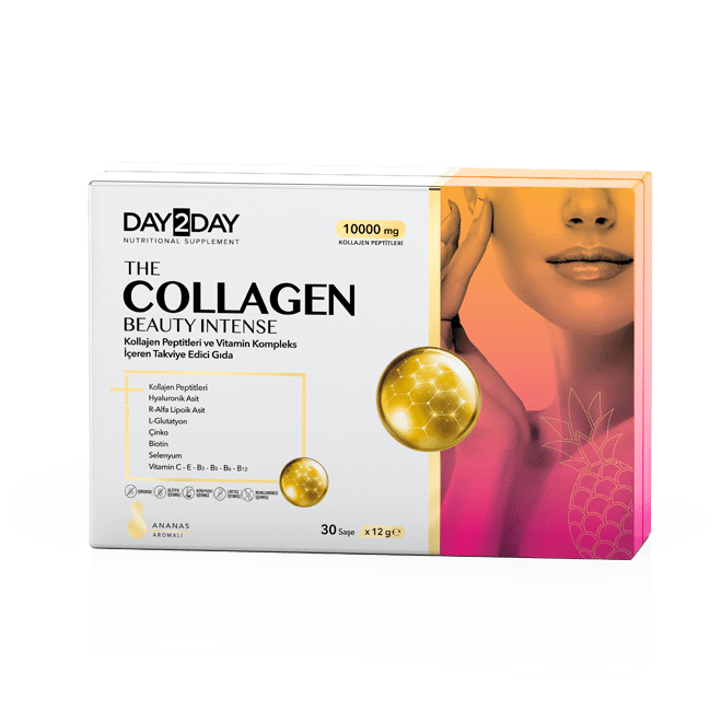 Day2Day The Collagen Beauty Intense Ananas Aromalı 30 Saşe - (SKT: 03/2026)