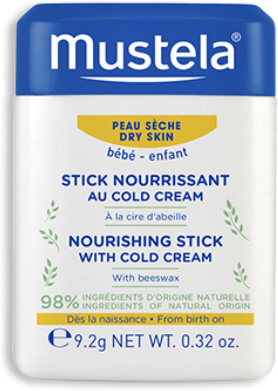 Mustela Nourishing Stick With Cold Cream 9,2GR - (SKT: 08/2026)