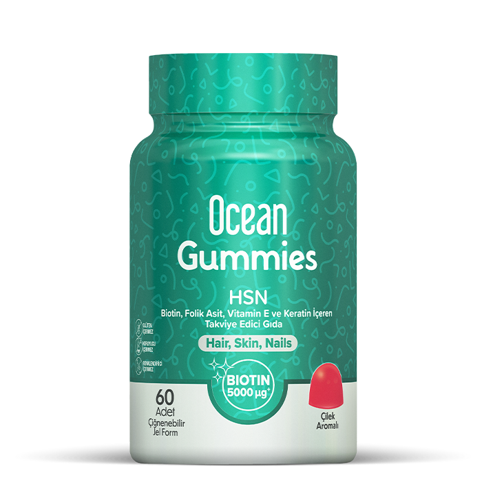 حلوى Ocean HSN 60 Gummies - (BTC: 02/2026)