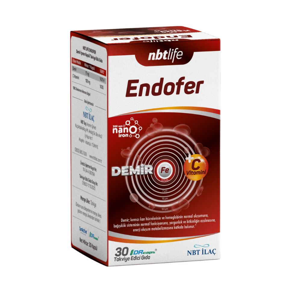 NBT Life Endofer 30 Kapsül - (SKT: 05/2028)