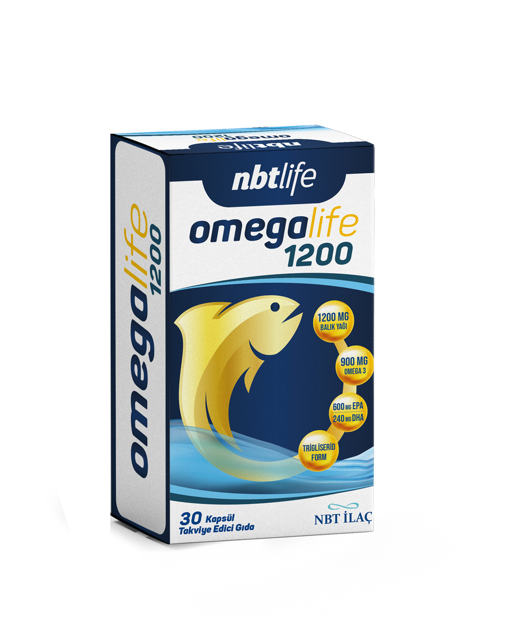 NBT Life Omegalife 1200 30 Kapsül - (SKT: 02/2028)