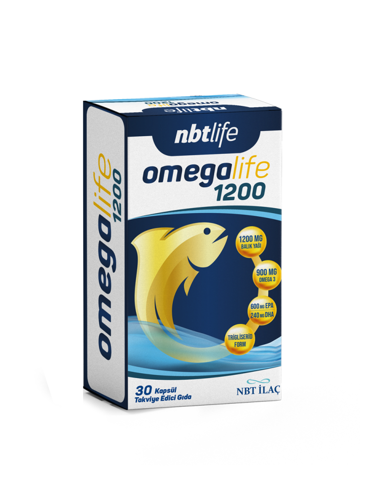NBT Life Omegalife 1200 30 Kapsül - (SKT: 02/2028)