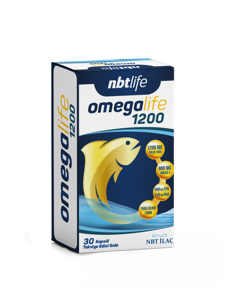 NBT Life Omegalife 1200 30 Kapsül - (SKT: 02/2028)
