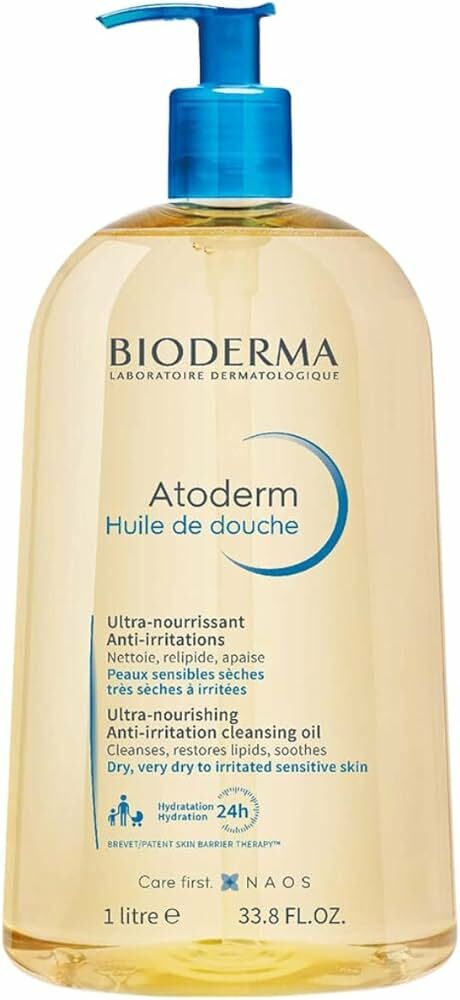 Bioderma Atoderm Huile De Douche Shower Oil 1LT - (SKT: 06/2026)
