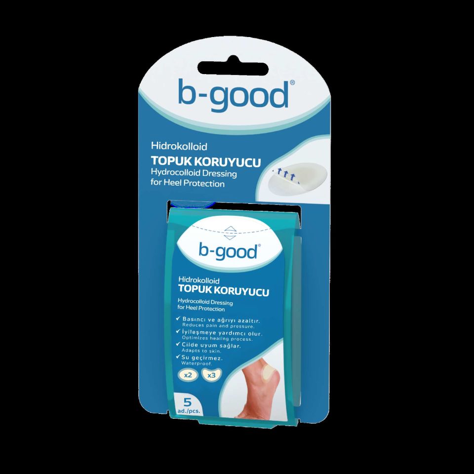 B-Good Hidrokoloid Topuk Bandı 5'li - (SKT: 04/2029)